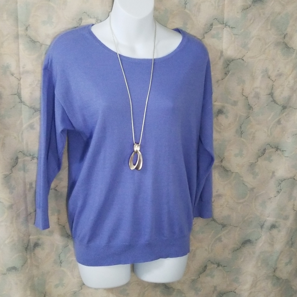 NWT Chico's Paulina pullover lilac luxe sweater 1